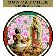 OLOG & St. Juan Diego  Window Sticker  4.5"